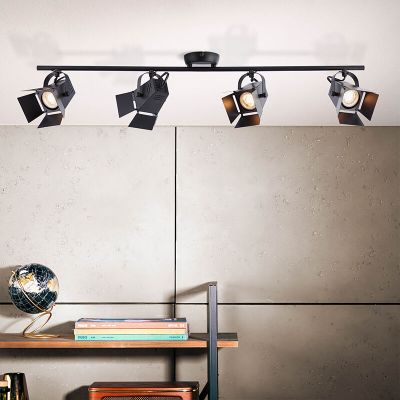 Modern mennyezeti spot lámpa fekete, Jowenna, 5 W, 3000 K LED
