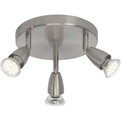 Fém mennyezeti lámpa króm, Keysha, 3 W, 3000 K LED