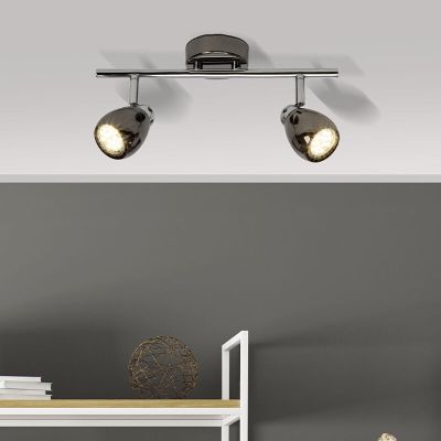 Fém mennyezeti lámpa fekete, Khadra, 3 W, 3000 K LED