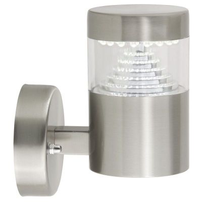 Műanyag kültéri lámpa króm, Samuel, 1 W, 6500 K LED, IP44