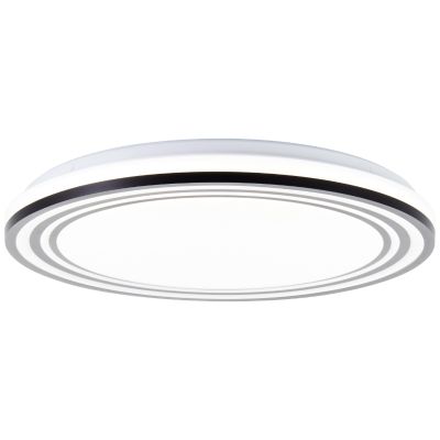 Retro mennyezeti lámpa fekete, Merlijn, 36 W, white switch LED, távirányítóval