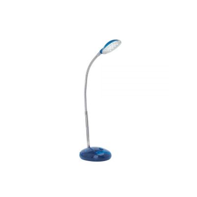 Műanyag íróasztal lámpa kék, Marenthe, 2 W, 6000 K LED, kapcsolóval
