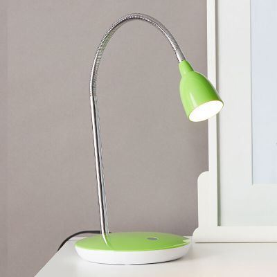 Műanyag íróasztal lámpa zöld, Kit, 3 W, 3000 K LED, kapcsolóval