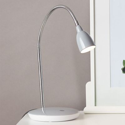 Műanyag íróasztal lámpa szürke, Kit, 3 W, 3000 K LED, kapcsolóval