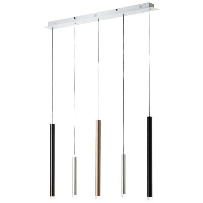 Retro függőlámpa ezüst, Olivia, 4 W, 3000 K LED