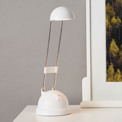 Retro íróasztal lámpa fehér, Louna, 6 W, 2700 K LED, kapcsolóval
