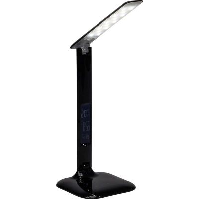 Retro íróasztal lámpa fekete, Naila, 5 W, melegtől hidegig állítható fehér LED, kosketushimmentimellä