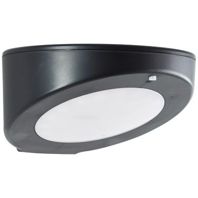 Retro napelemes kültéri fali lámpa fekete, Winesh, 3 W, 4000 K LED, IP44