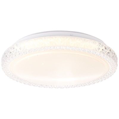 Retro plafon lámpa fehér, Baki, 12 W, 3000 K LED