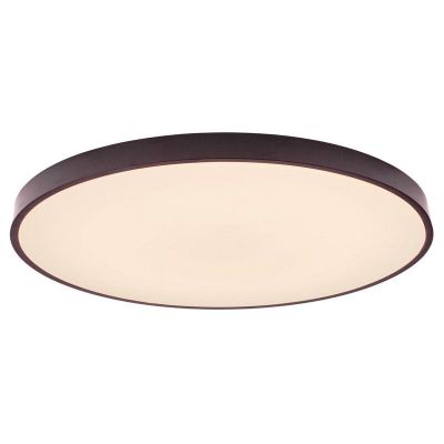 Modern mennyezeti lámpa fekete, Lena, 80 W, melegtől hidegig állítható fehér LED, távirányítóval
