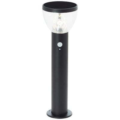 Retro napelemes kültéri álló lámpa fekete, Saar, 3 W, 3000 K LED, IP44