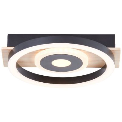 Design plafon lámpa barna, Konrad, 9 W, 3000 K LED