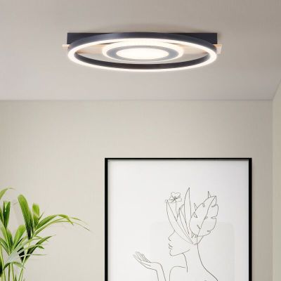 Design plafon lámpa barna, Konrad, 20 W, 3000 K LED