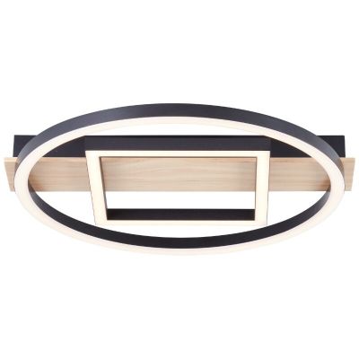 Design plafon lámpa barna, Konrad, 20 W, 3000 K LED