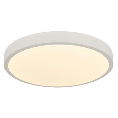 Retro plafon lámpa fehér, Asude, 60 W, melegtől hidegig állítható fehér LED, távirányítóval