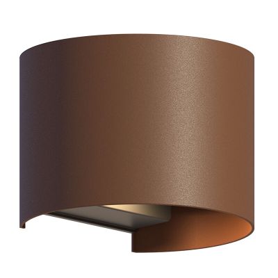 Rozsdás alumínium fel le fali lámpa, Dion, 7 W, 3000 K LED, IP54
