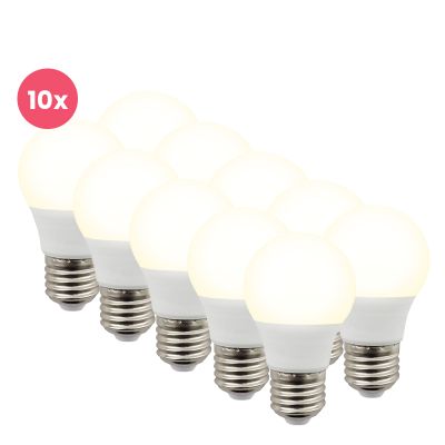 10 darabos Lagiba E27 LED lámpa Bradley, P45, 3W, 4000K