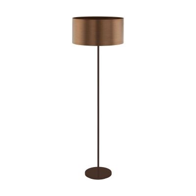 Design műanyag állólámpa barna, Noor, kapcsolóval