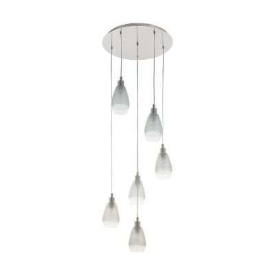 Design üveg függőlámpa nikkel, Kik