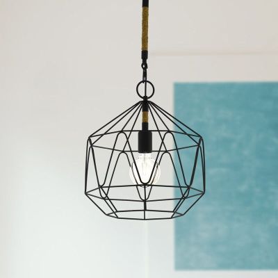 Modern fém függőlámpa fekete, Nicki