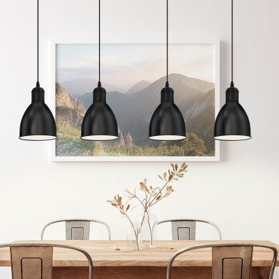 Modern fém függőlámpa fekete, Lavinio