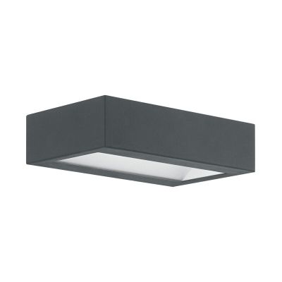Retro acél kültéri lámpa antracit, Simen, 4 W, 3000 K LED, IP44