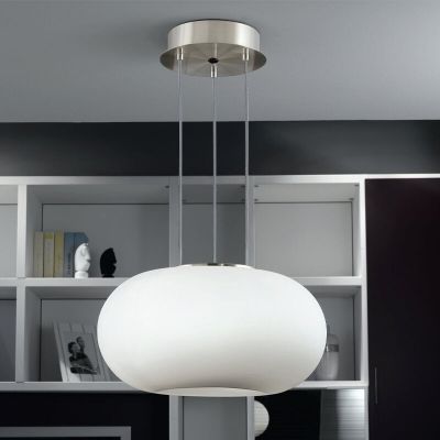 Design üveg függőlámpa nikkel, Skyler