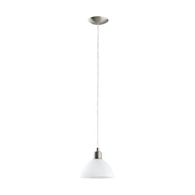 Design üveg függőlámpa nikkel, Lariana