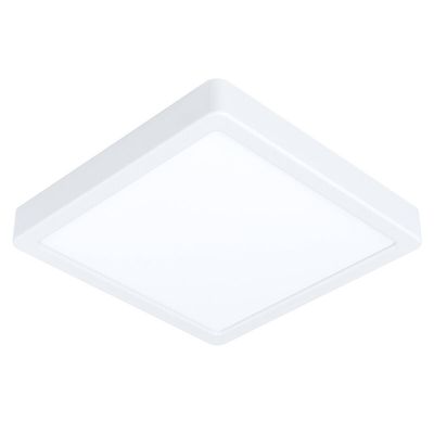 Műanyag okos mennyezeti lámpa fehér, Geraldo, 16,5 W, melegtől hidegig állítható fehér LED, IP44