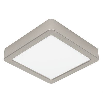 Műanyag plafon lámpa nikkel, Geraldo, 11 W, 3000 K LED