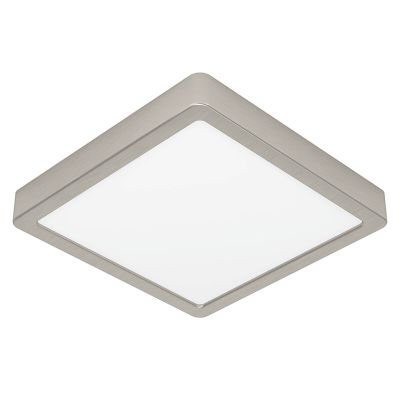 Műanyag plafon lámpa nikkel, Geraldo, 17 W, 3000 K LED