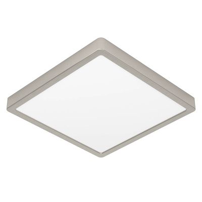 Műanyag plafon lámpa nikkel, Geraldo, 20,5 W, 3000 K LED