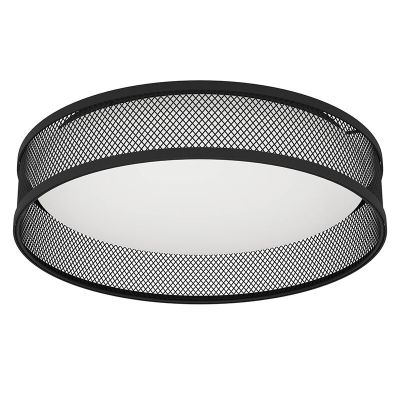 Műanyag plafon lámpa fekete, Jolene, 20 W, 3000 K LED