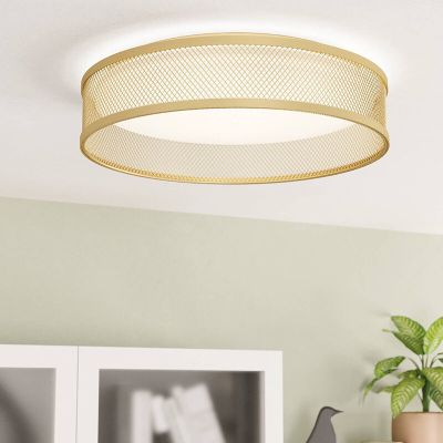 Műanyag plafon lámpa sárgaréz, Jolene, 20 W, 3000 K LED