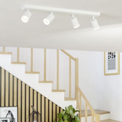 Retro alumínium okos mennyezeti lámpa fehér, Mayke, 3,7 W, RGBW LED