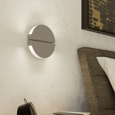 Retro rozsdamentes acél fali lámpa barna, Patricius, 4,5 W, white switch LED, IP44