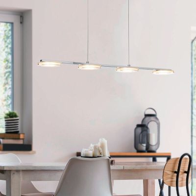 Retro műanyag függőlámpa króm, Pace, 5 W, 3000 K LED