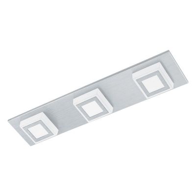 Retro műanyag plafon lámpa ezüst, Elsien, 3 W, 3000 K LED