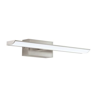 Műanyag tükör világítás nikkel, Zeliha, 3 W, 4000 K LED