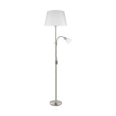 Szövet álló olvasólámpa nikkel, Arris, kapcsolóval