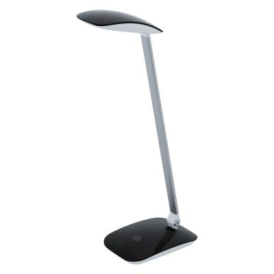 Retro műanyag íróasztal lámpa fekete, Arslan, 5 W, 4000 K LED, kosketushimmentimellä