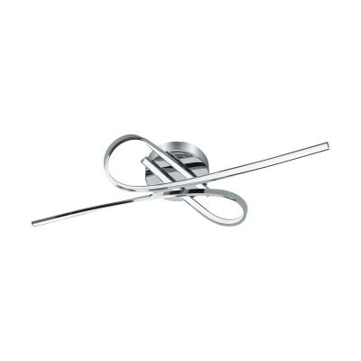 Design alumínium plafon lámpa króm, Tinus, 10 W, 3000 K LED