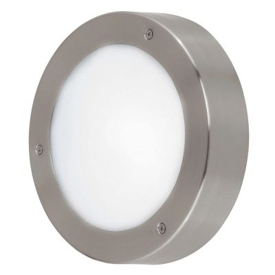 Műanyag kültéri lámpa ezüst, Bob, IP44