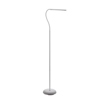 Retro műanyag állólámpa fehér, Brennan, 5 W, 4000 K LED, kosketushimmentimellä