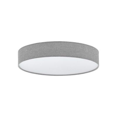 Retro műanyag mennyezeti lámpa szürke, Sila, 40 W, melegtől hidegig állítható fehér LED, távirányítóval