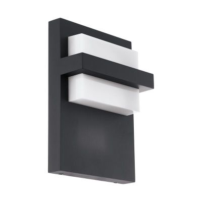 Retro alumínium kültéri lámpa antracit, Nicol, 10 W, 3000 K LED, IP44