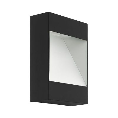 Retro alumínium kültéri lámpa antracit, Elvi, 10 W, 3000 K LED, IP44