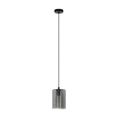 Design acél függőlámpa fekete, Lucian