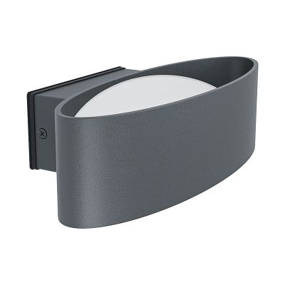 Retro alumínium kültéri lámpa antracit, Kawita, 10 W, 3000 K LED, IP44