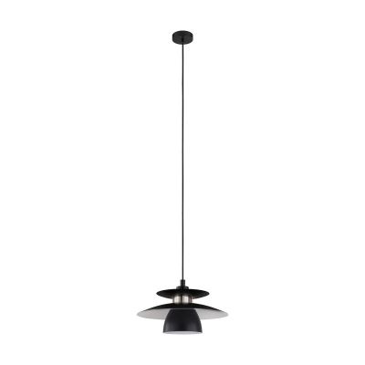 Design acél függőlámpa fekete, Lariana